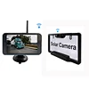 US License Plate Frame Solar Backup Camera System Supported 2 Camera inputs