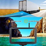 RV truck wireless backup camera