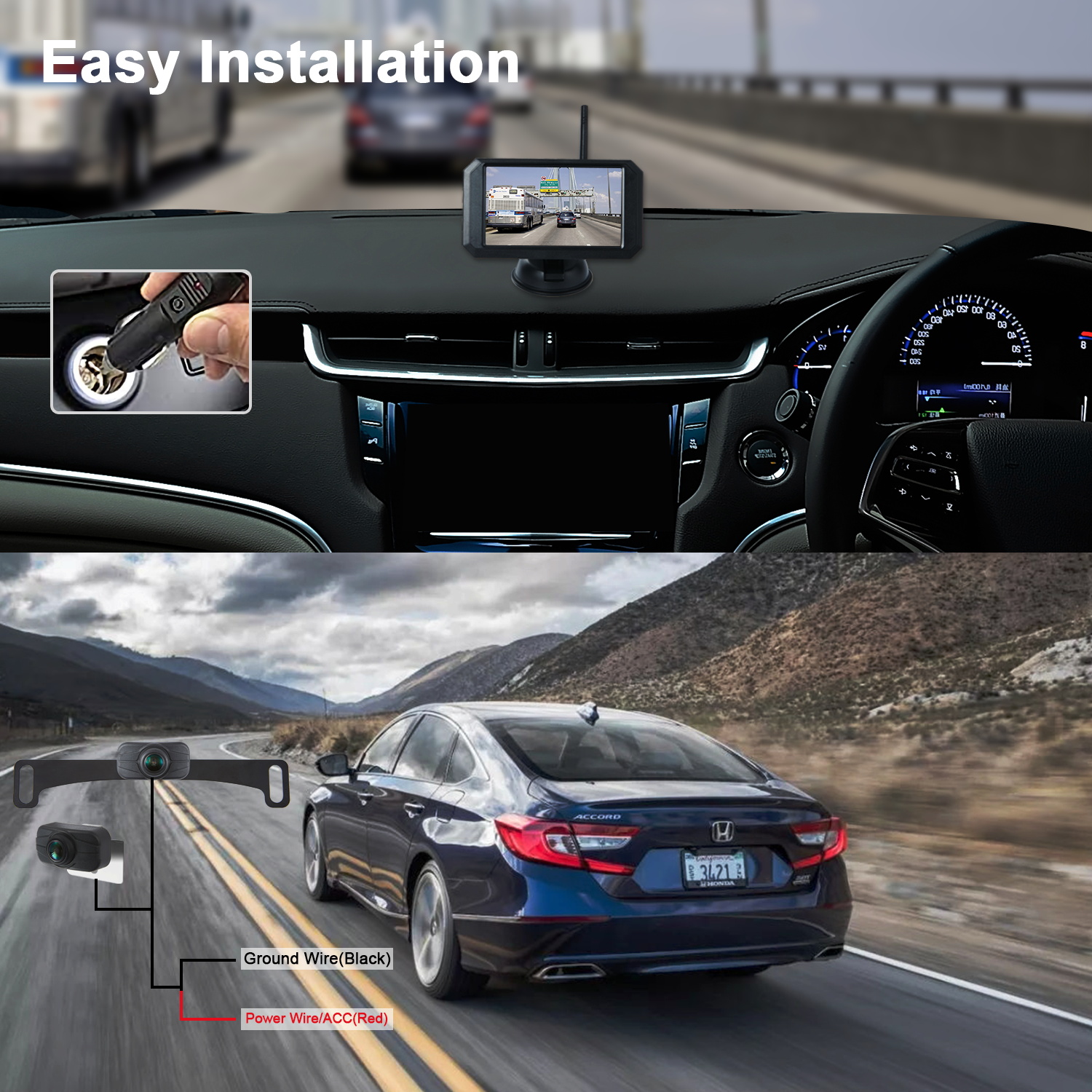 wireless rearview camera