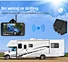RV solar power backup camera