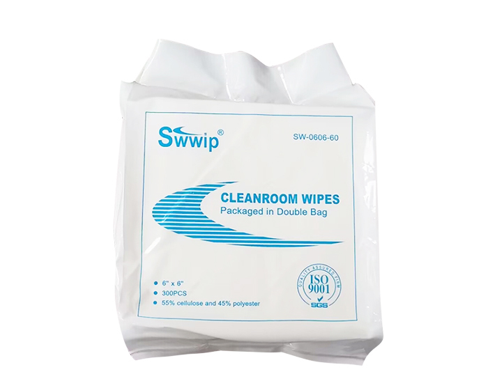 clean room 0606 non woven polyester cellulose wipes