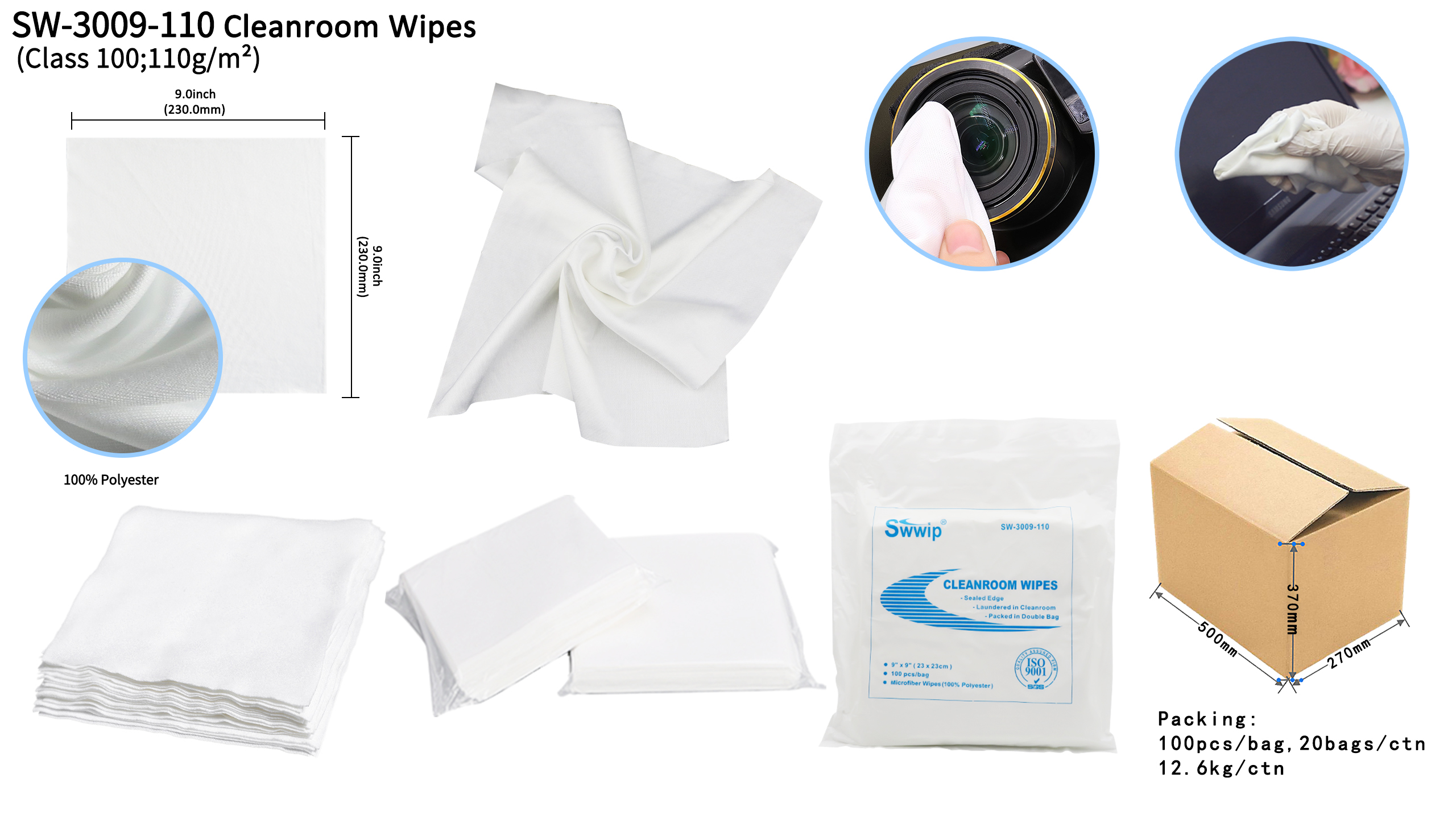 cleanroom microfiber wiper company