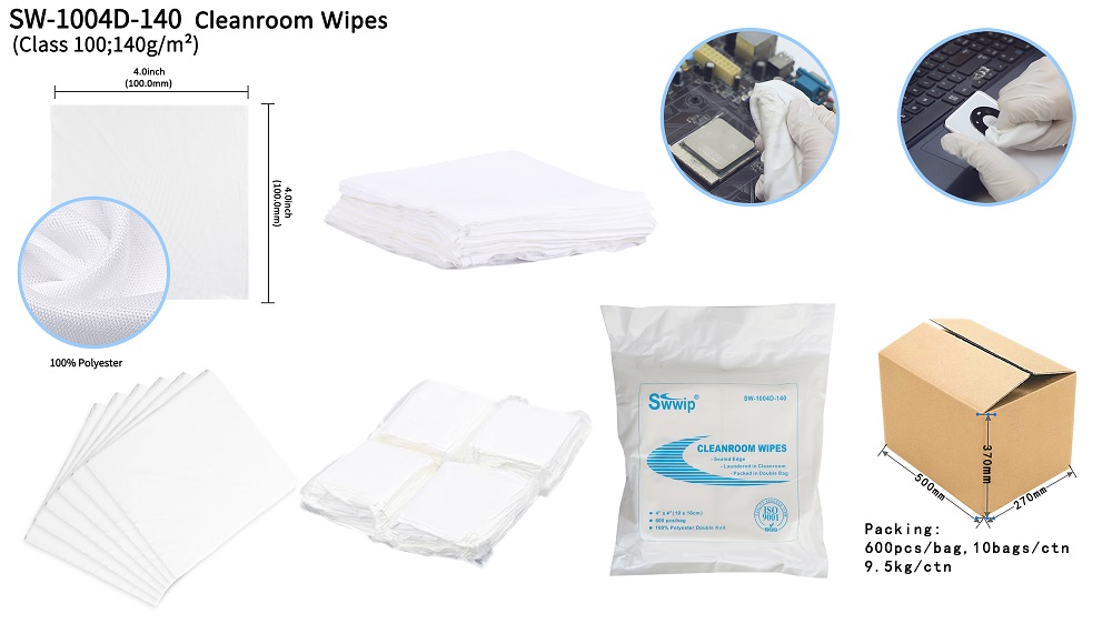 wholesale Class 100 cleanroom lint free wipes