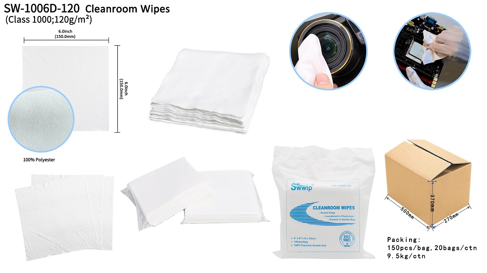 polyester cleanroom wiper