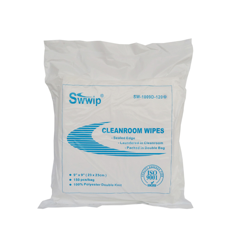 polyester clean room wipes lint free wiper cloth