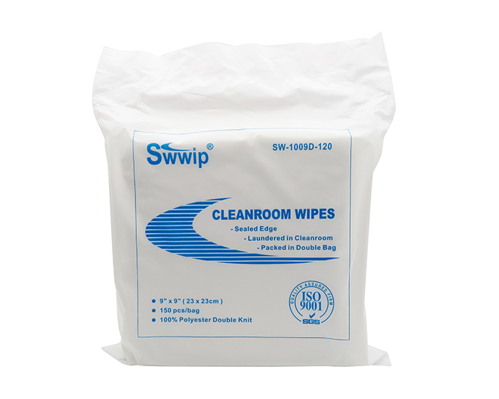 9inch 100% polyester cleanroom wipes