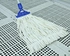 Mop per camere bianche monouso con striscia in microfibra Swwip®