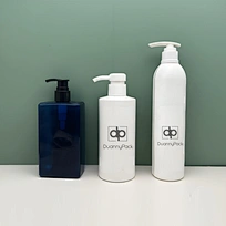 HDPE Plastic Round Bottle with Pump