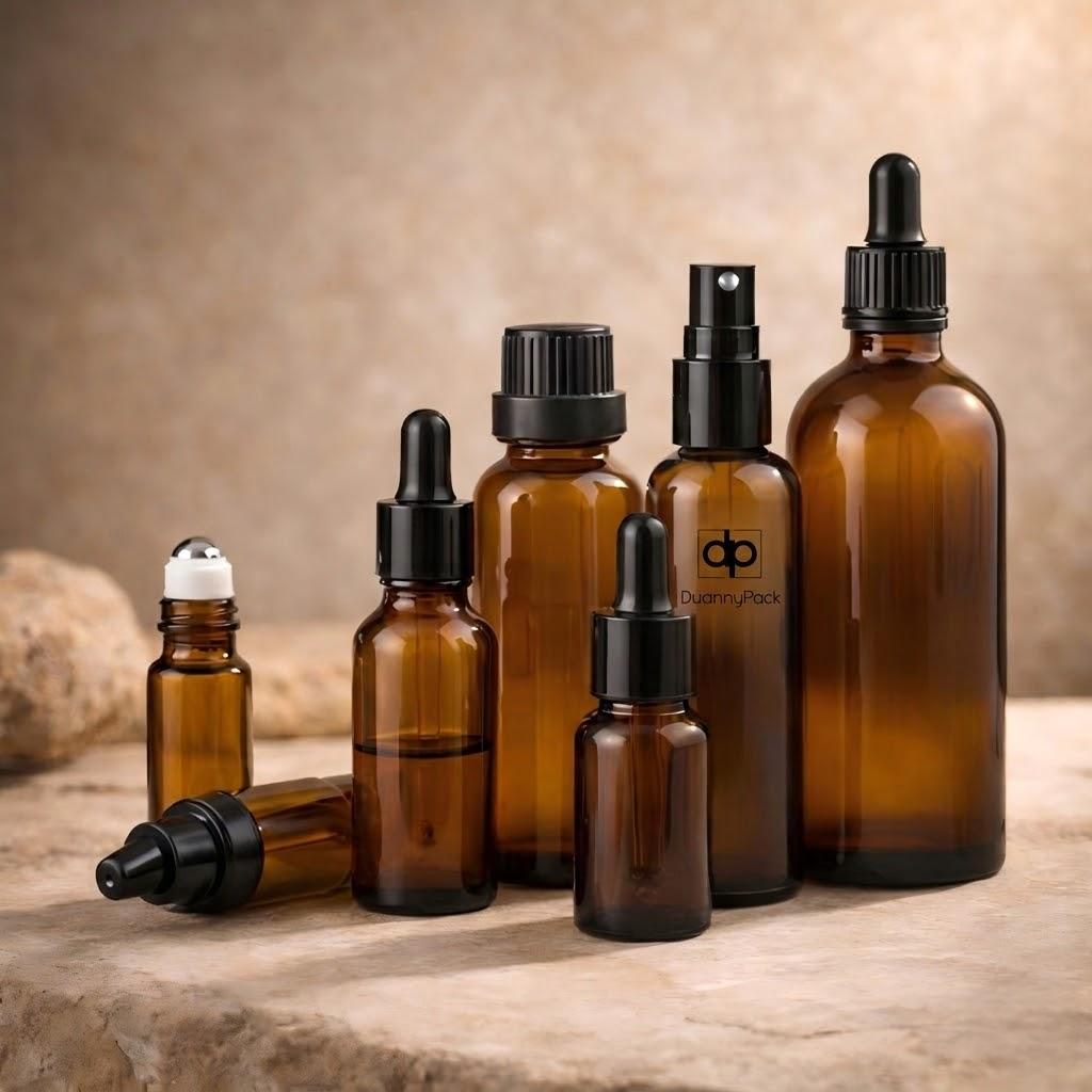 Amber glass package