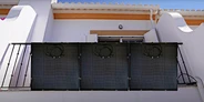 Solarpanel für den Balkon der Wohnung