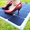 AHONY Sunpower ETFE Surface Walkable Rigid  Solar Panel 105W for Boat Yacht Rv Roof Home Solar System