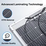 100W 12V Bifacial Mono Double Side Panel Solar for Batteries Caravan Motorhome Boat Yacht Marine Balcony
solar panel transparent
transparent pv module
transparent pv modules
flexible monocrystalline solar panel
walk on solar panel
flexible solar panel
fle