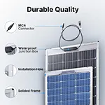 100W 12V Bifacial Mono Double Side Panel Solar for Batteries Caravan Motorhome Boat Yacht Marine Balcony
solar panel transparent
transparent pv module
transparent pv modules
flexible monocrystalline solar panel
walk on solar panel
flexible solar panel
fle