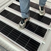 Durable 16W & 18W Solar Roof Tiles System with Transparent PERC PV Tiles Artificial Solar Cell Module Roof Tiles