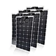 Panneau solaire Flexible 250w, matériau ETFE japonais, haute résistance inflammable, pour bateau, yacht, utilisation solaire
