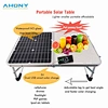 Table de pêche solaire pliable et portable, pour charger la lampe de poche lors de la pêche, tablettes de téléphone portable, ipad, mini drones, traducteur