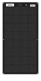 panneau solaire noir