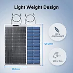 100W 12V Bifacial Mono Double Side Panel Solar for Batteries Caravan Motorhome Boat Yacht Marine Balcony
solar panel transparent
transparent pv module
transparent pv modules
flexible monocrystalline solar panel
walk on solar panel
flexible solar panel
fle