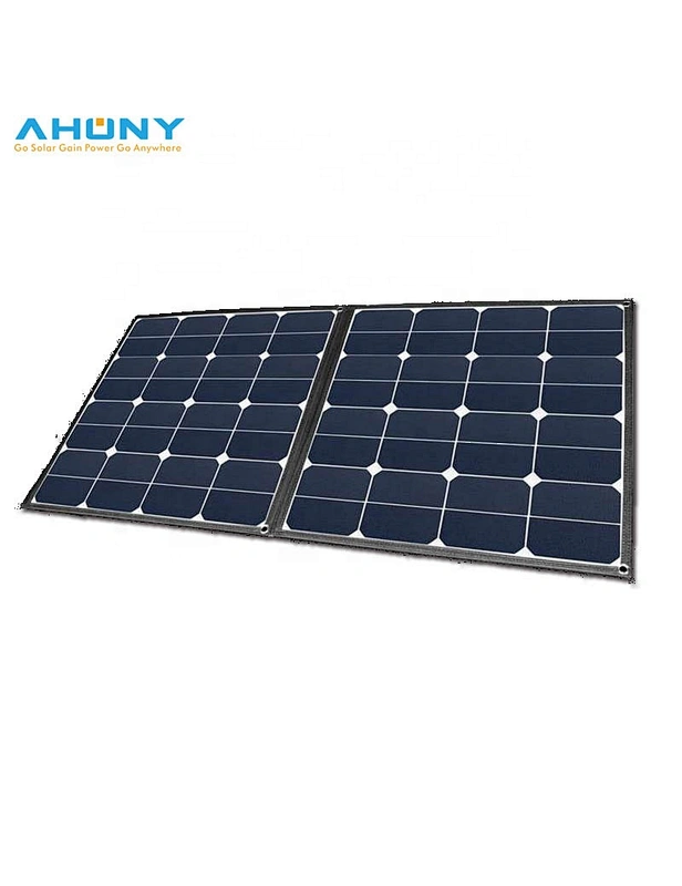 2*50W foldable solar panel kit for camping Portable 100W solar charger for RV trips Lightweight dual solar panels for hiking Compact foldable solar kit for emergencies Waterproof 50W*2 solar panel for outdoor use
