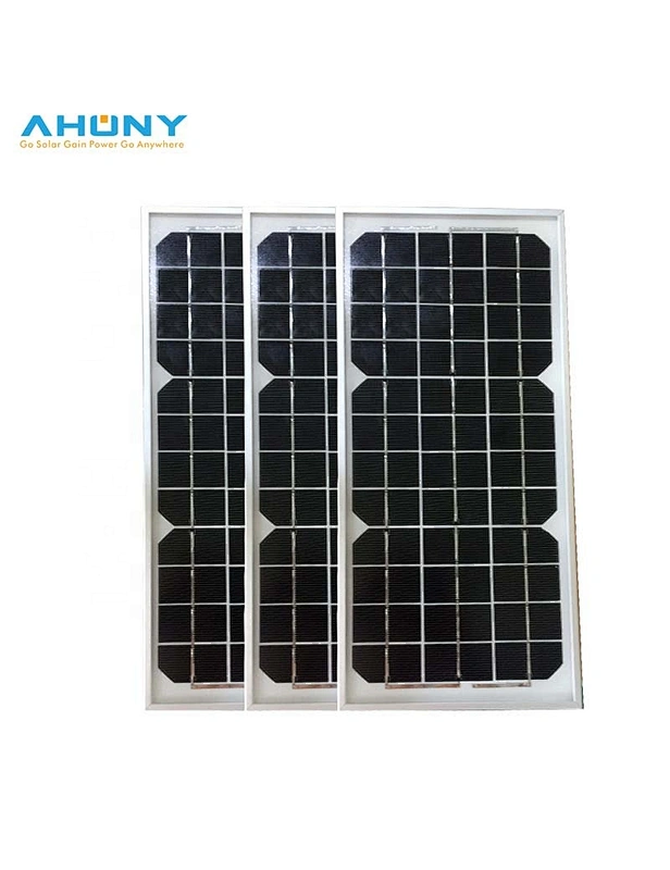 Compact and Transparent 10W Solar Panel for Rooftop Use Affordable Rigid Monocrystalline Solar Panel for Small-Scale Power Needs