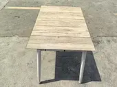 60W solar table for balcony charging Outdoor USB charging desk with solar panel Weatherproof solar-powered table for garden Portable solar desk for park and patio