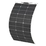AHONY 100W-250W Flexible Black ETFE Solar Panel  Power Monocrystalline Silicon for Home Solar System RV Boat Camping OEM