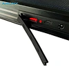Table de pique-nique solaire pliable Portable 55w 18v, Table de pêche en aluminium, double chargeur Usb, lampe de poche, Camping en plein air