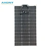 105W flexible solar panel for RV roof Bendable 5° solar panel for camping Waterproof monocrystalline solar panel for boats Portable 105W solar panel for off-grid use Lightweight flexible solar panel for car roof