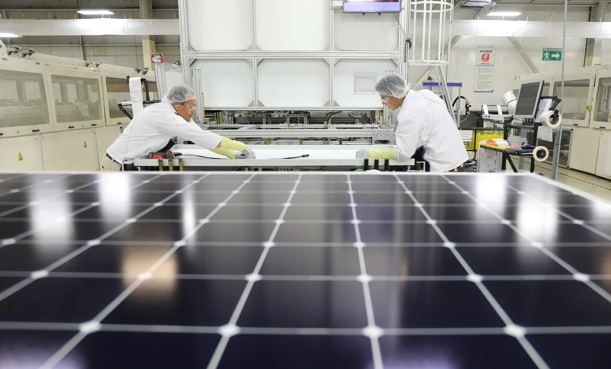 glass solar panel