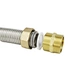 Europe special brass fittings brass connector for Stainless steel corrugated metal flexible heater hose pipe for water heater