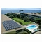 Solar project for swimming pool , heat pipe evacuated tube and flat plate solar project template