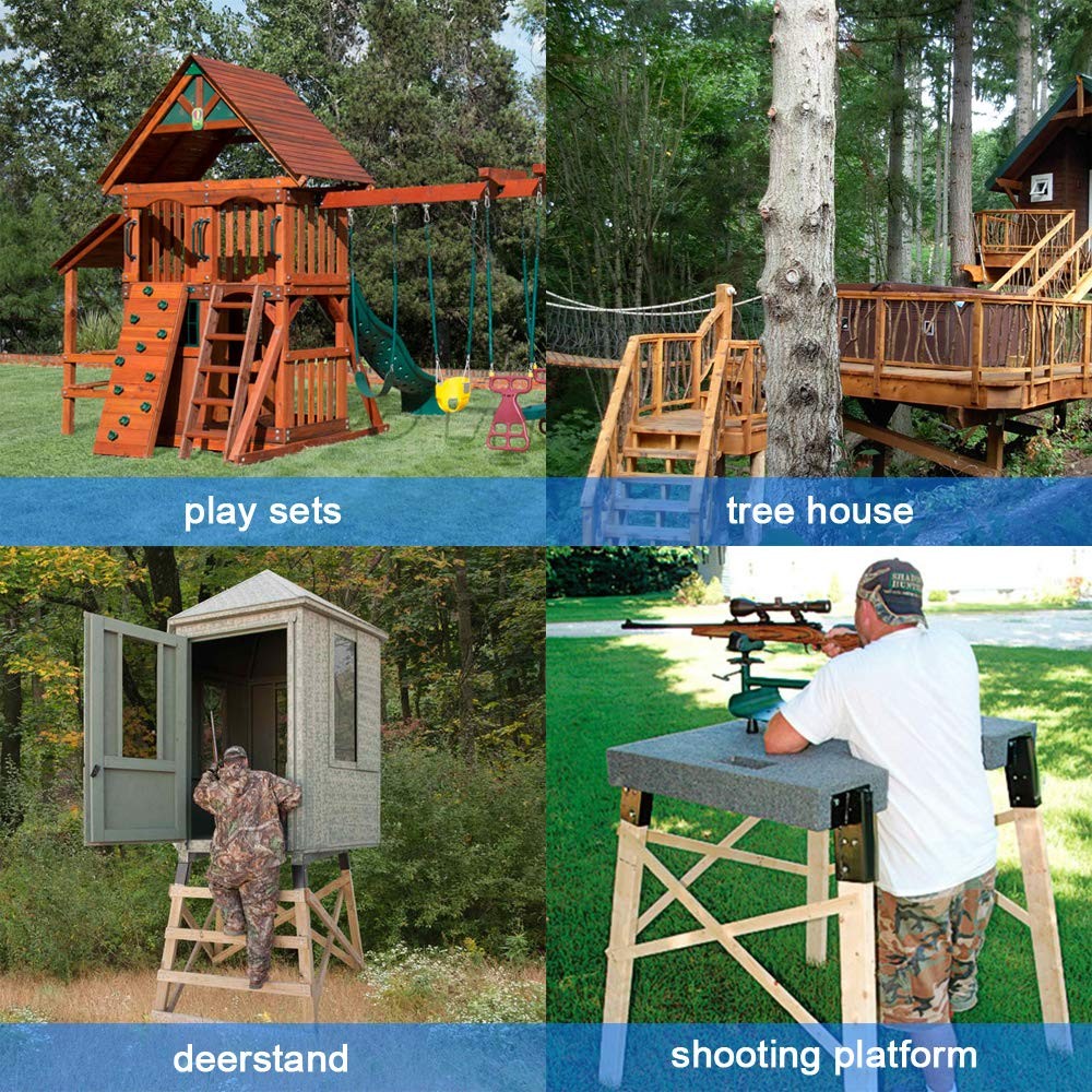 4x4 Hunting Blind Elevator Brackets for Deer Stands - Buy deer blind brackets, deer stand leg brackets, 4x4 elevator brackets Product on Surealong