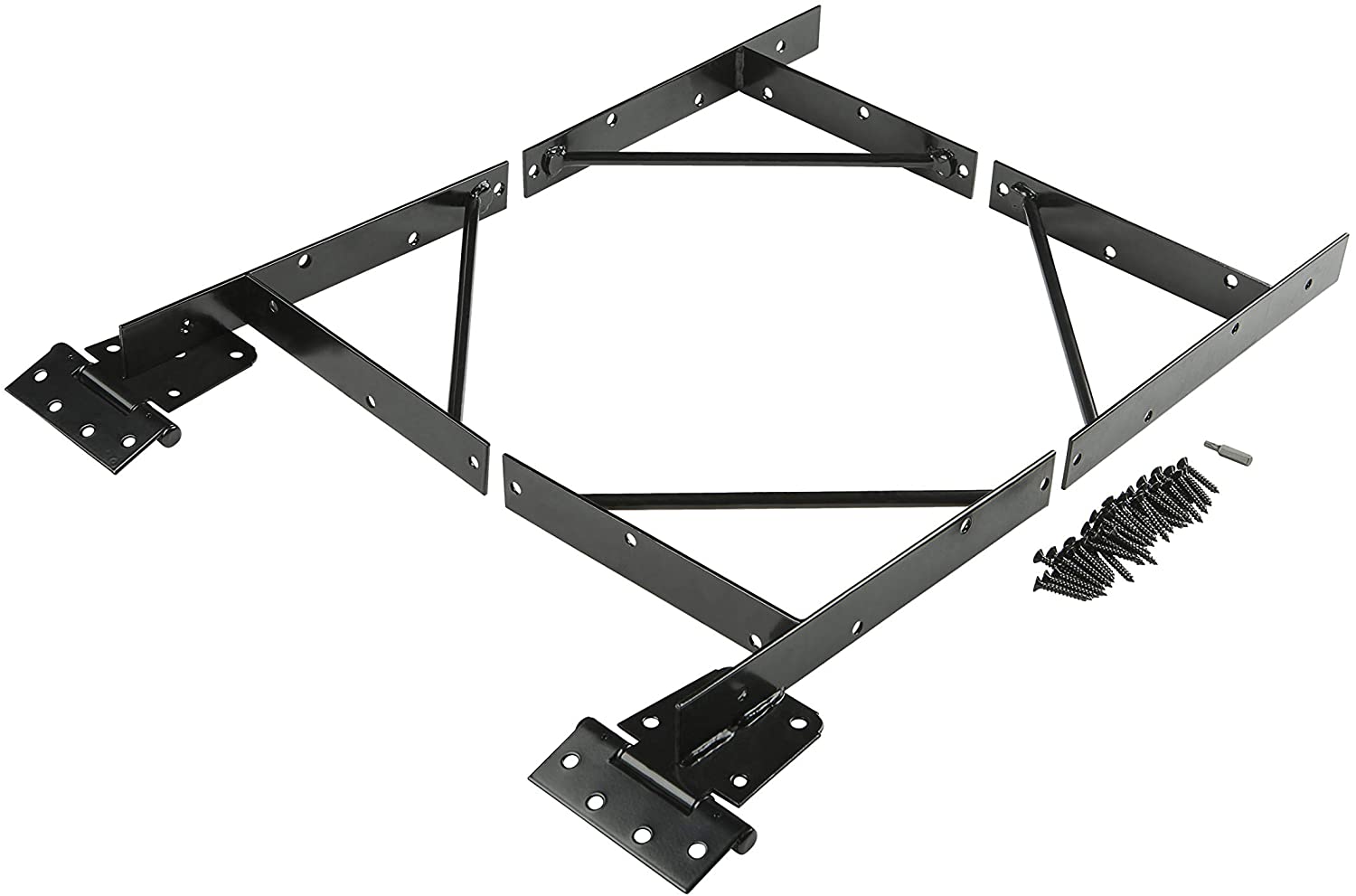Heavy duty easy gate latch bracket no sag