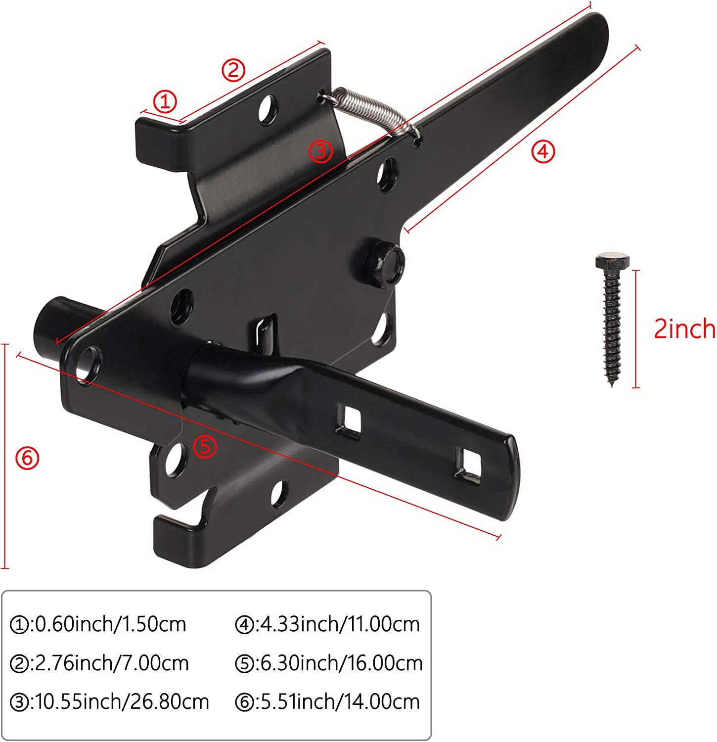 Heavy Duty Garden Fence Gate Latch - Buy gate latch hardware, fence gate latch, garden gate latch Product on Surealong