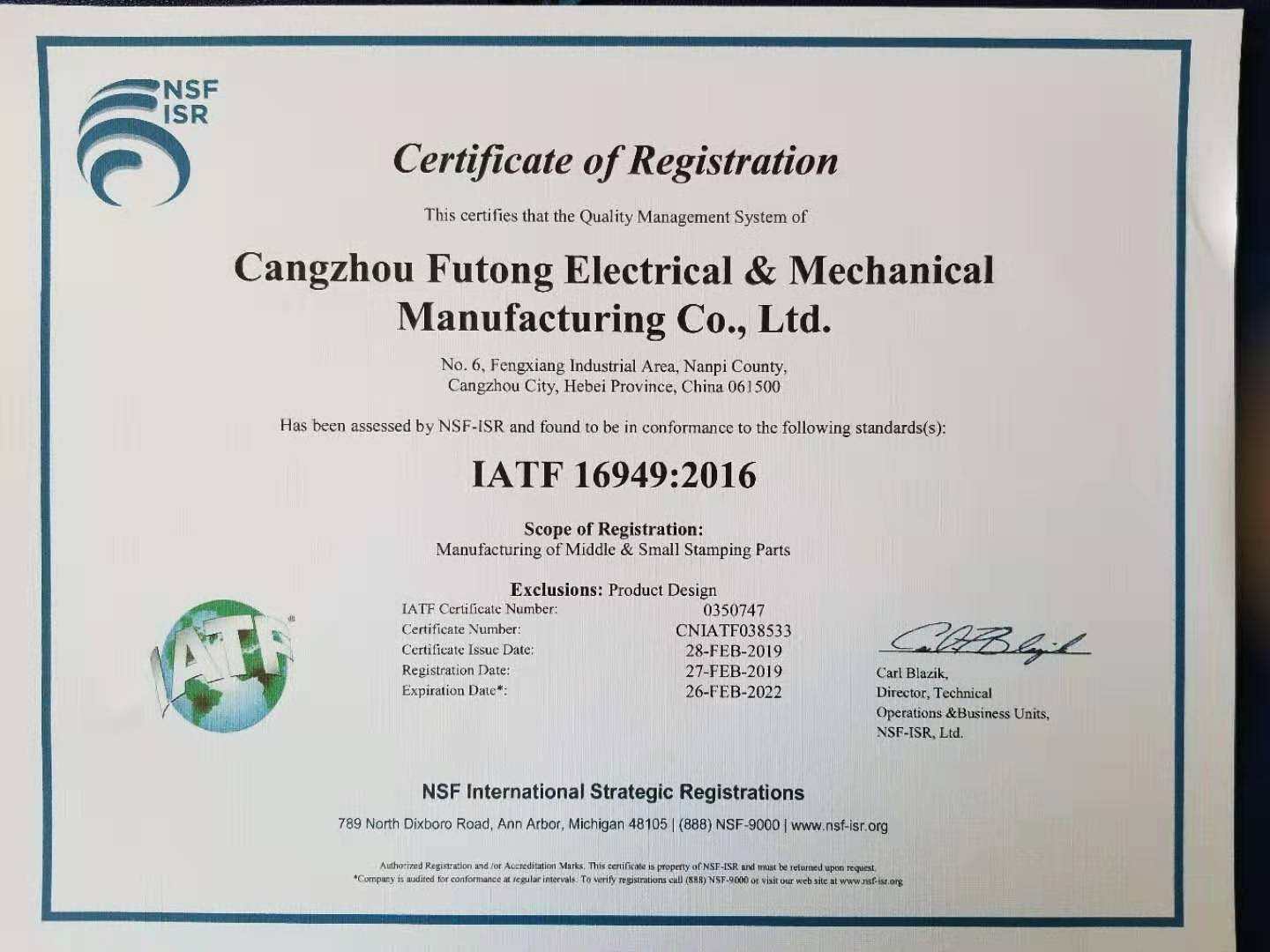 progressive stamping