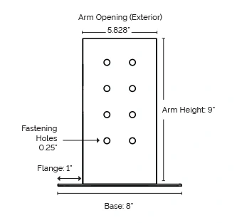 Pergola Post Base And Wall Mount Bracket for 6x6 Wood Posts - Buy pergola post base, pergola base, pergola base brackets Product on Surealong