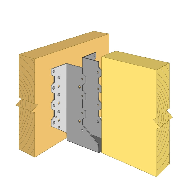 galvanized joist hangers is designed for joist-to-header installation in wood-framed constructions
