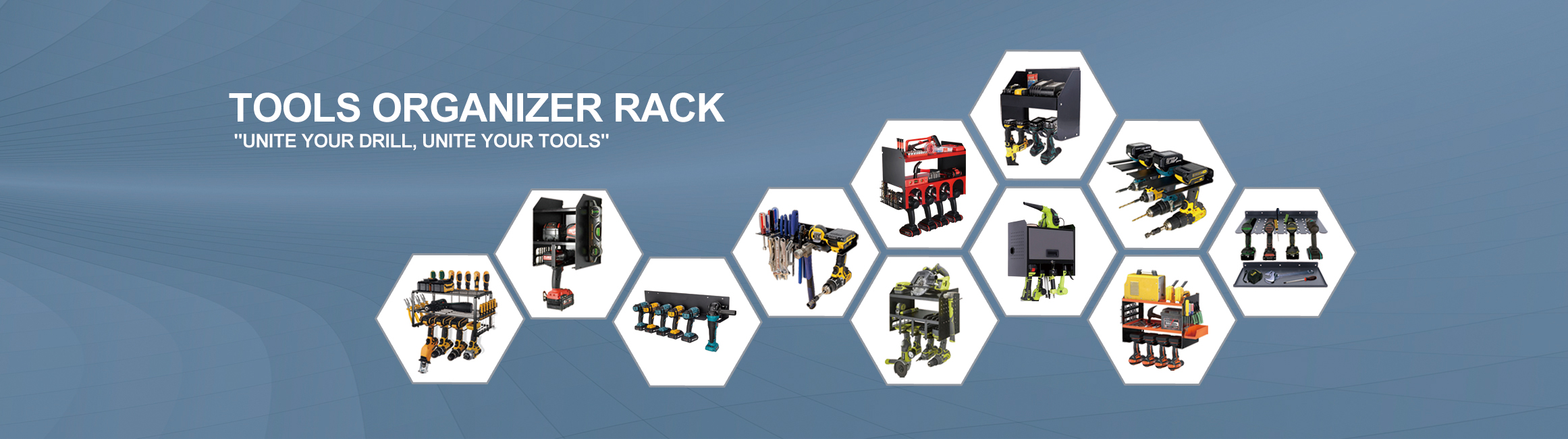 powder tool storage rack