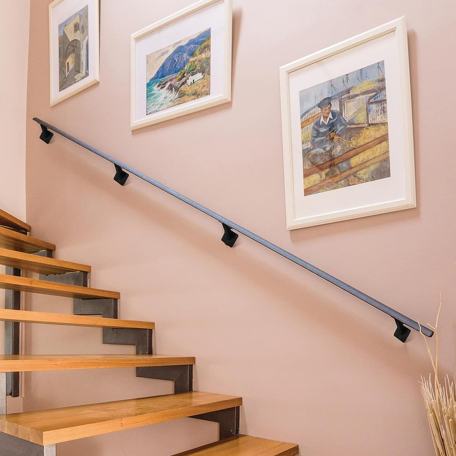 Perfect handrail hardware for home improvement, staircase handrail, shopping malls guardrail facilities, building fire corridors, corridors, indoor and outdoor handrail