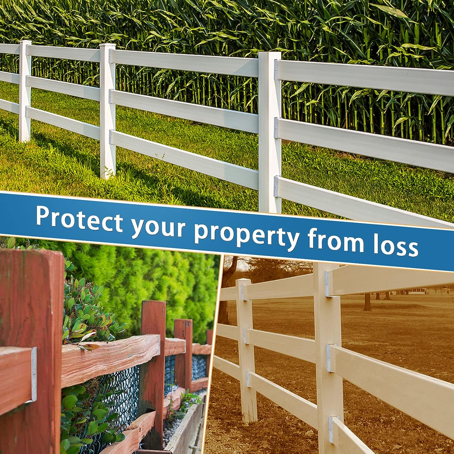 MULTI-USE: For picket fencing, decking, porches, etc. versatile connections make planning and building fences