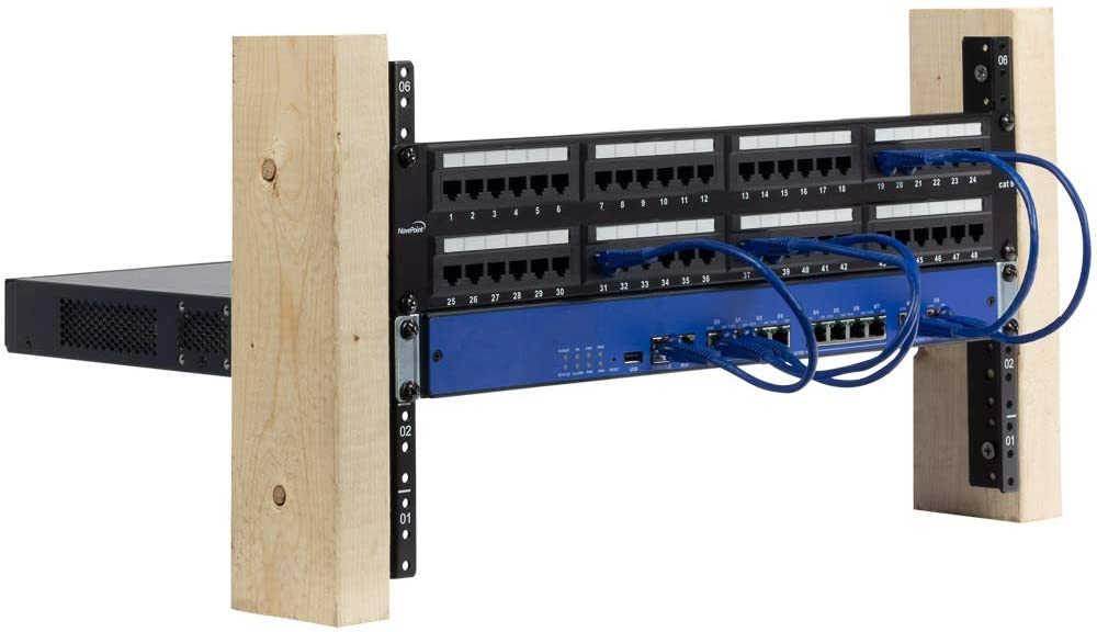DIY sliding server rack rails