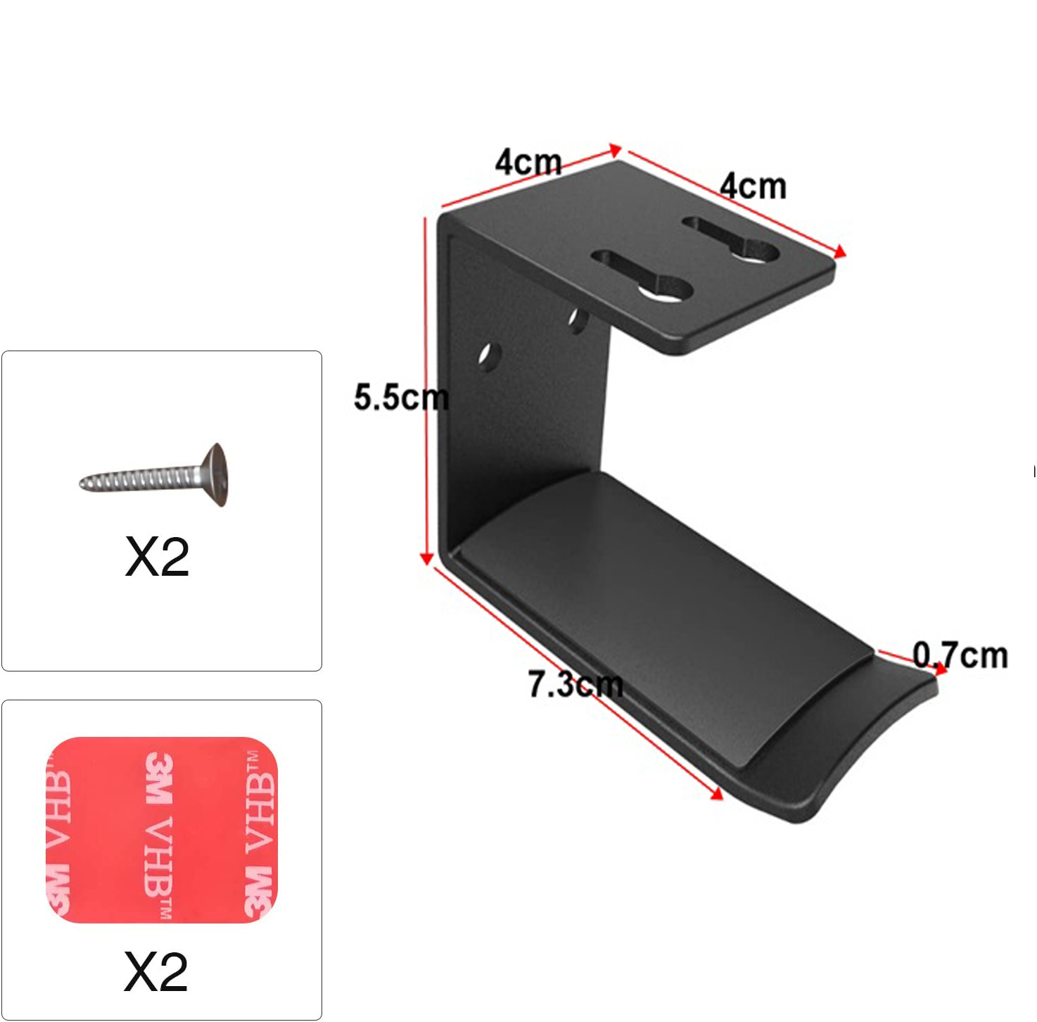 Under Desk Headphone Hanger - Buy headphone hanger, headphone hook, support de casque pour bureau Product on Surealong