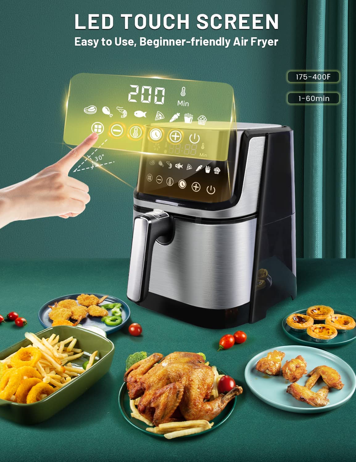 8 in 1 Electric Hot Air Fryer 3