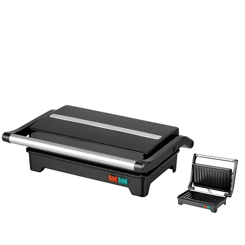 Panini Press Electric Grill With Non-Stick Plate