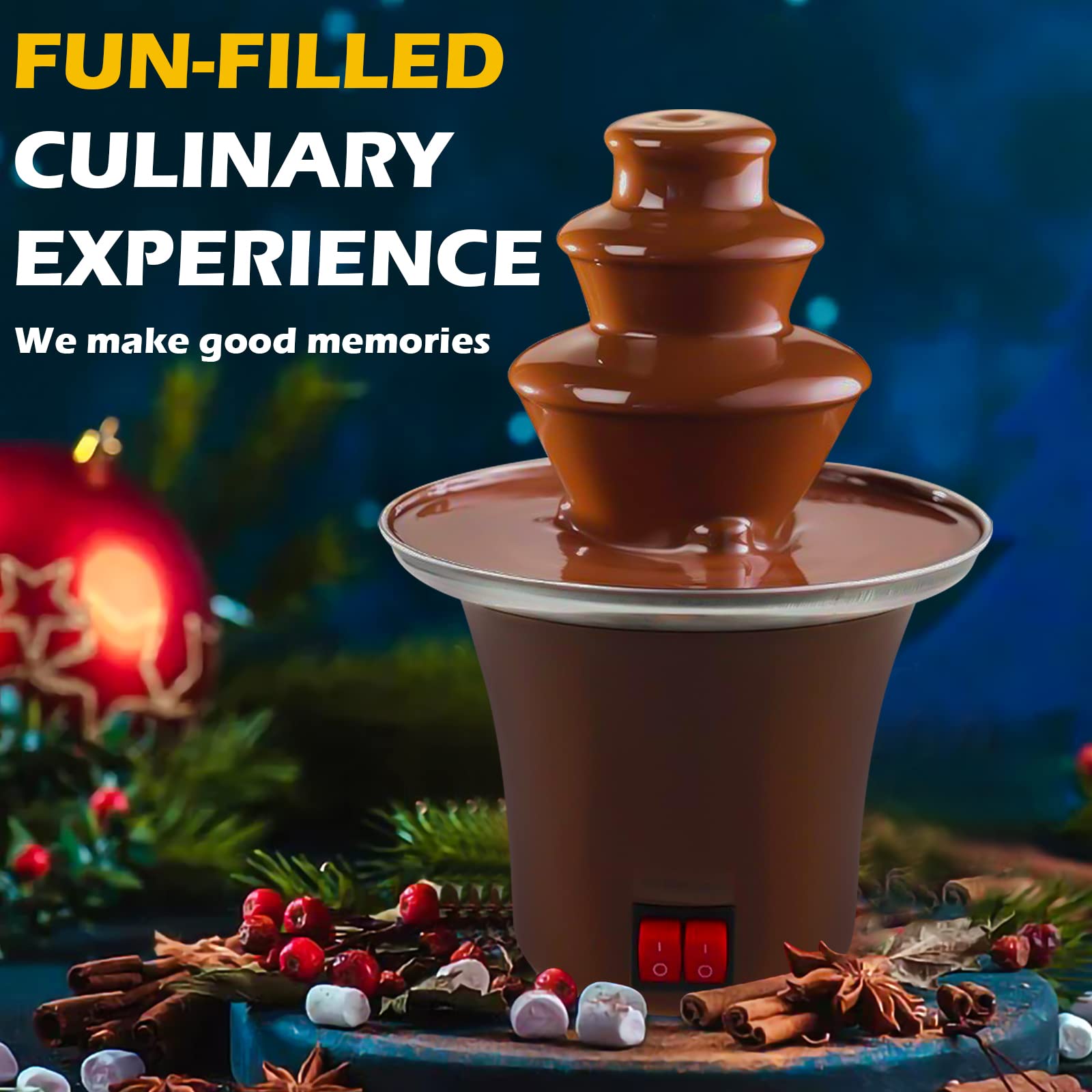 stainless steel chocolate fountain