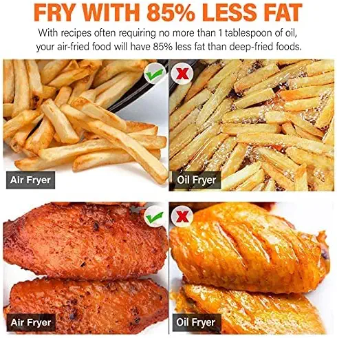 1.5Qt oil free healthy Mini air fryer