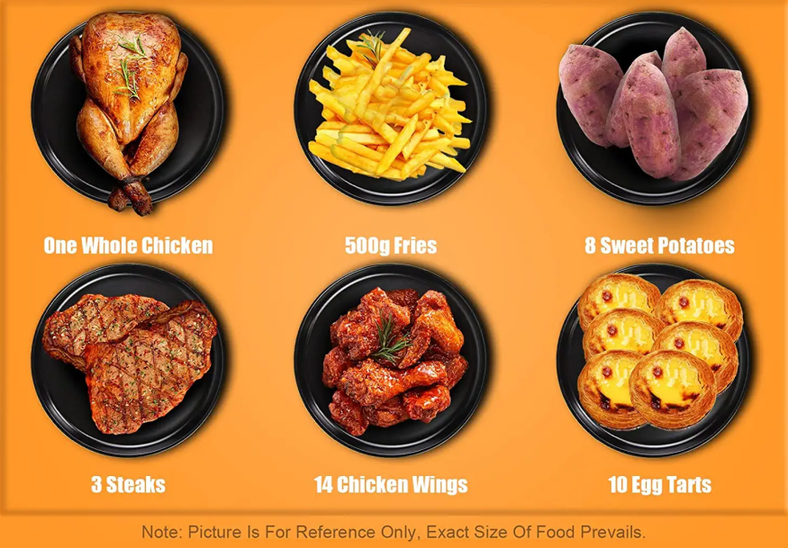 9 Quart 8 in 1 Dual Basket Air Fryer