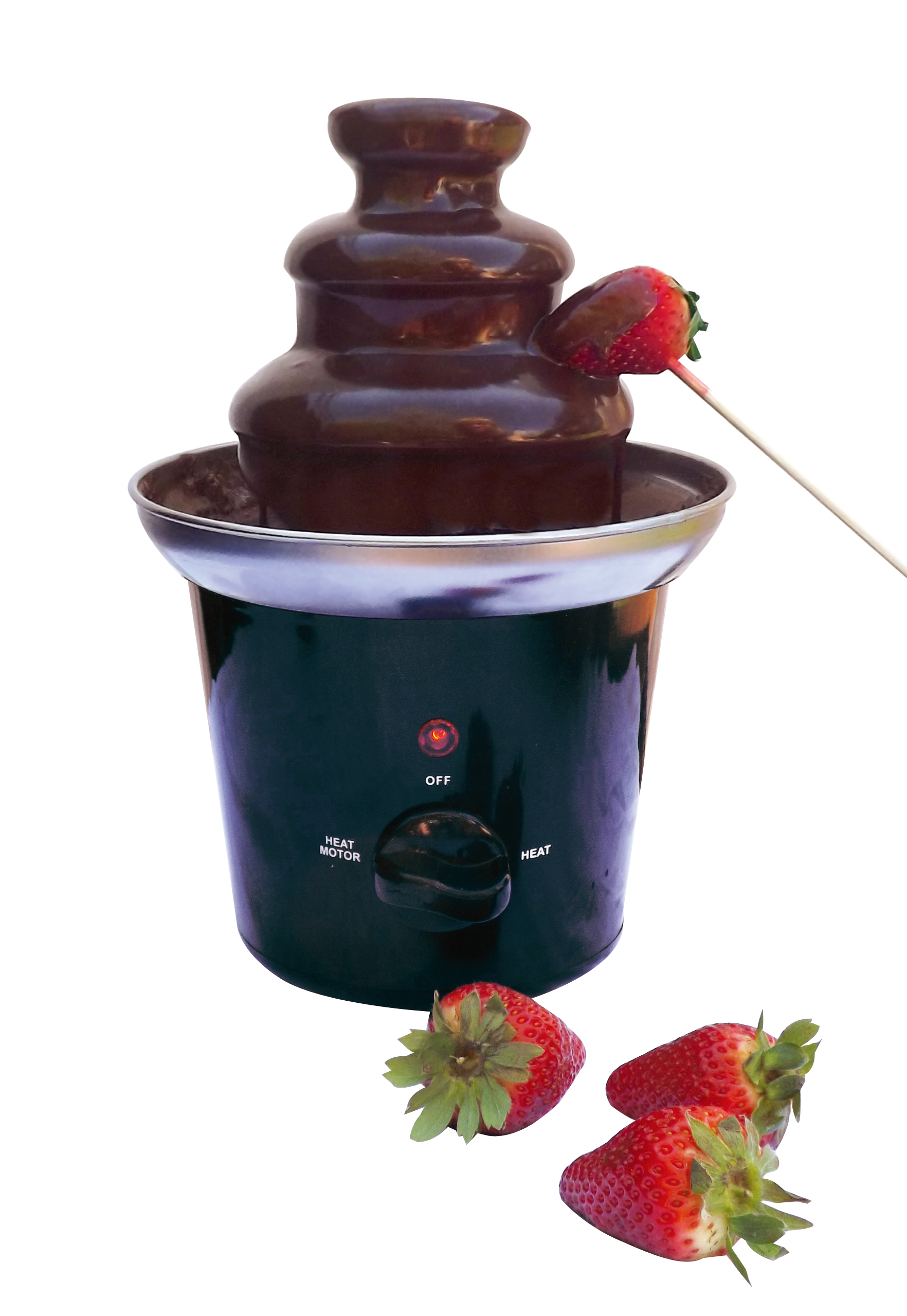 3 Tiers mini chocolate fondue fountain for party