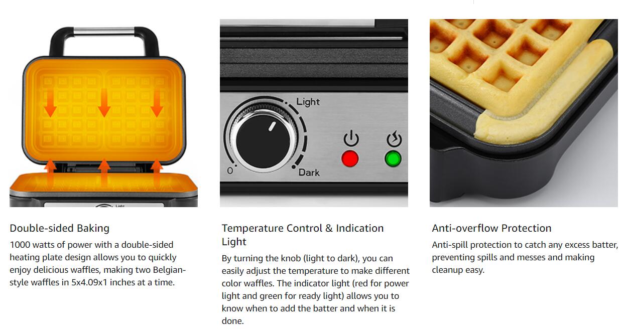belgain waffle maker