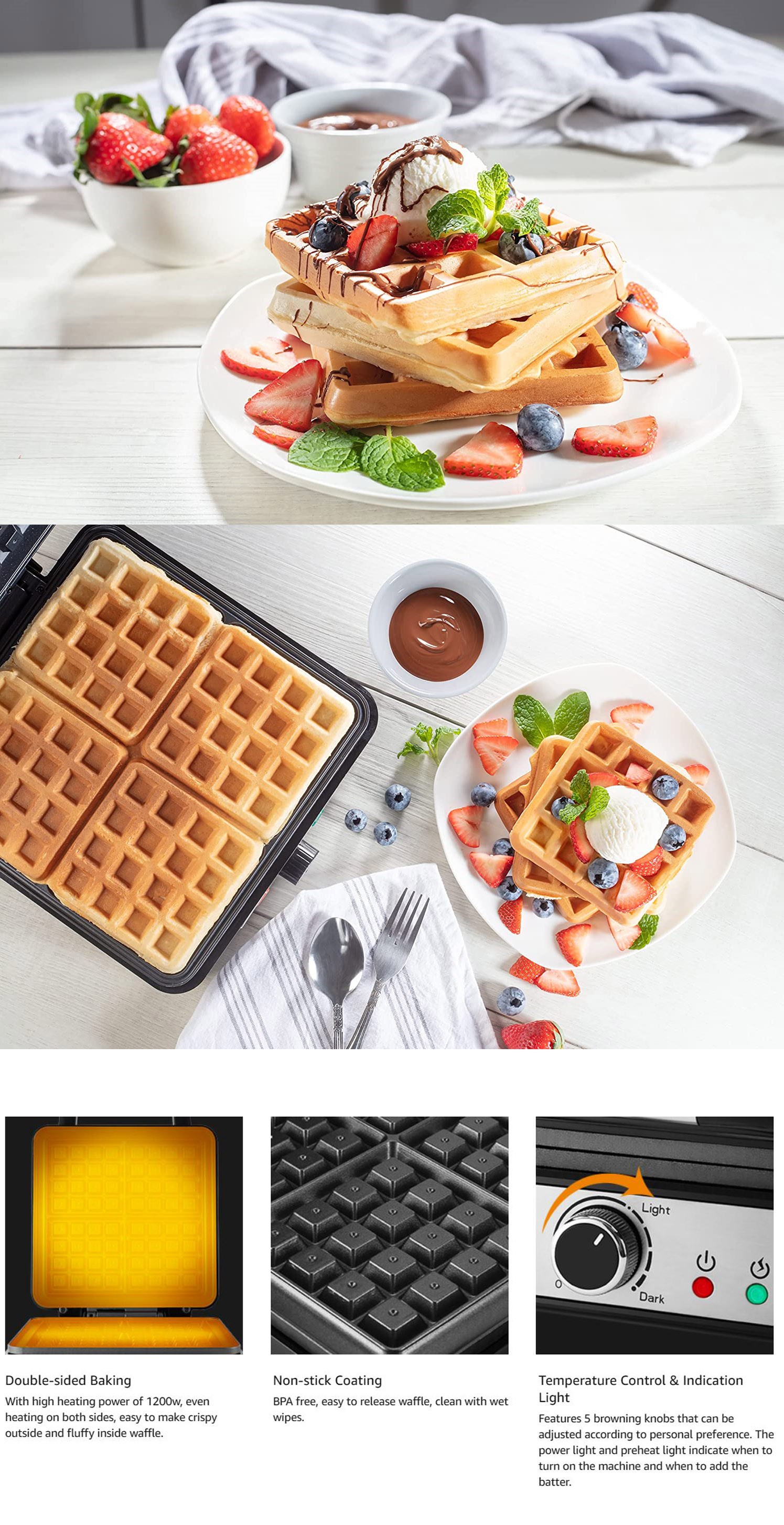 belgian waffle maker